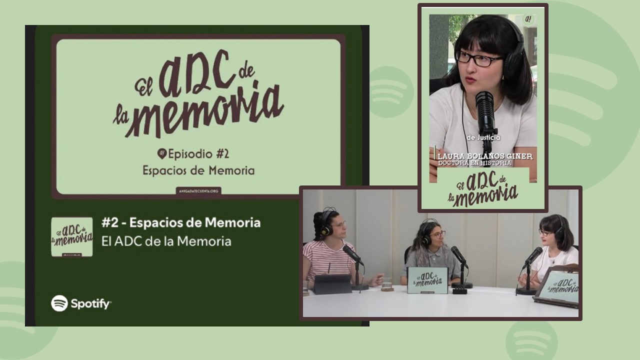 Nuestra compañera Laura Bolaños participa en el segundo episodio de Espacios de Memoria. No os lo perdáis. 